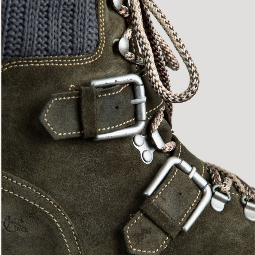 Bos&Co. Brown Suede Corral Hiking Boot, 38 (7.5) CB2462 - Picture 3 of 9